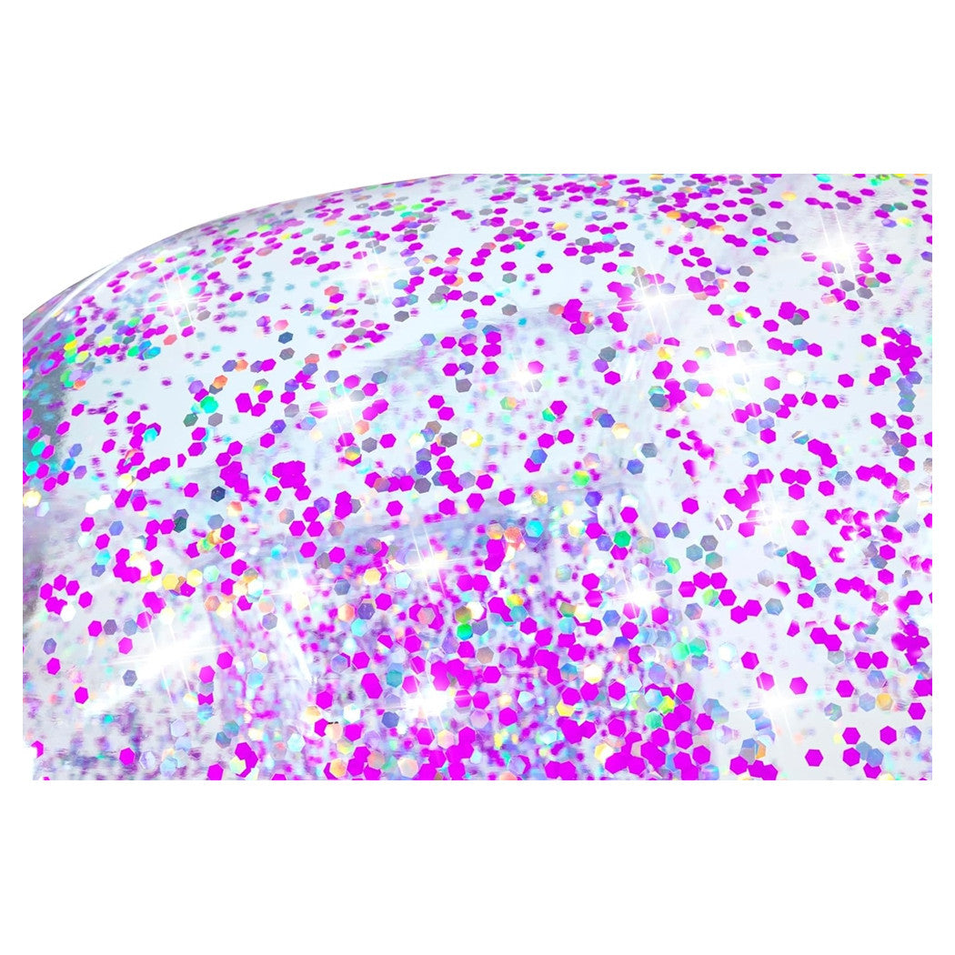 Trade Shop - Poltrona Pouf Gonfiabile Glitter Dream Per Bambini +6 Anni 114 X 112 X 66 Cm 75115 -