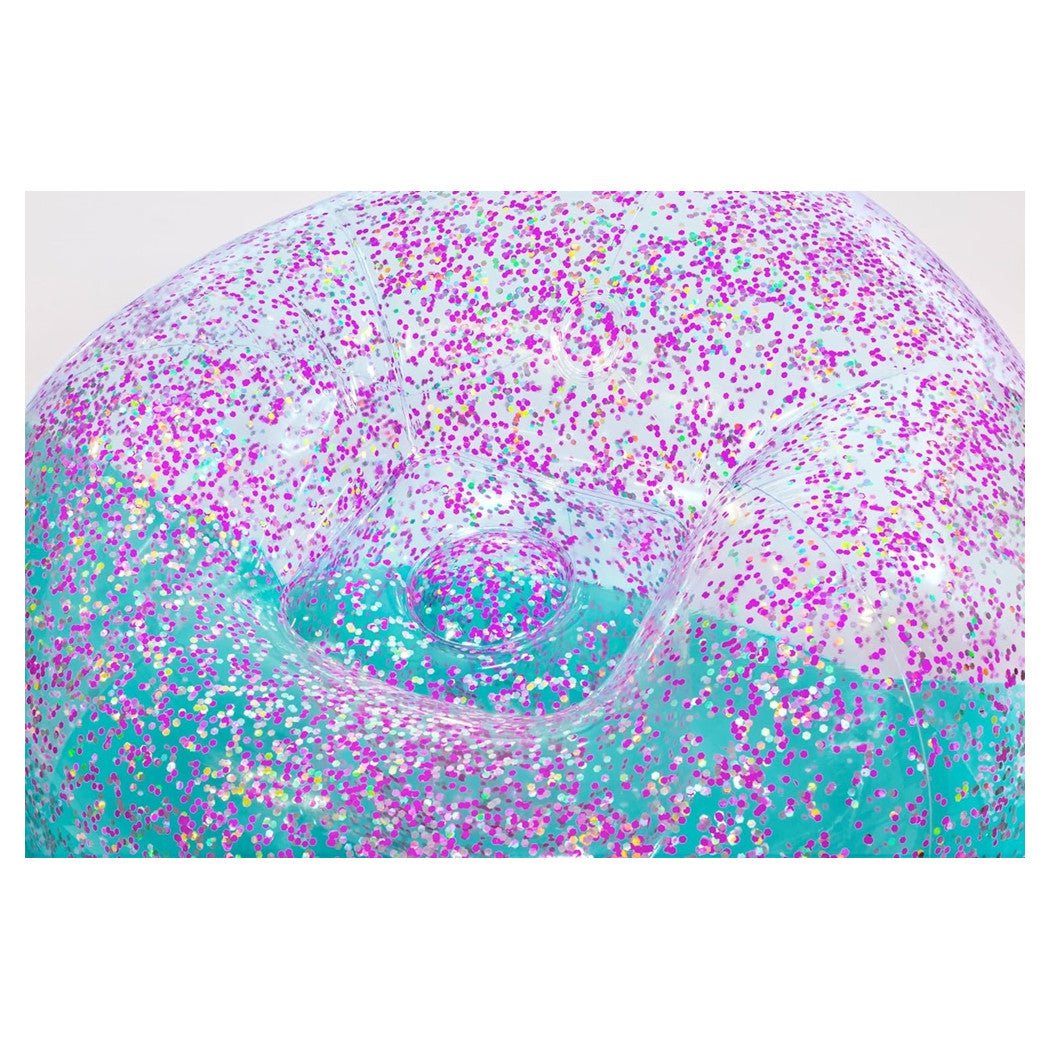 Trade Shop - Poltrona Pouf Gonfiabile Glitter Dream Per Bambini +6 Anni 114 X 112 X 66 Cm 75115 -