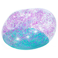 Trade Shop - Poltrona Pouf Gonfiabile Glitter Dream Per Bambini +6 Anni 114 X 112 X 66 Cm 75115 -