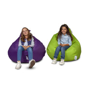 Poltrona pouf sacco oscar in poliestere con maniglia