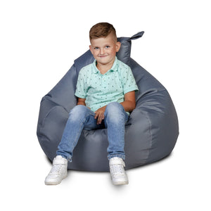 Poltrona pouf sacco oscar in poliestere con maniglia