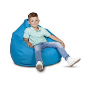 Poltrona pouf sacco oscar in poliestere con maniglia