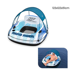 Trade Shop - Poltrona Rapid Rider Canopy Fondo In Rete Con Parasole Portabicchiere Maniglie 43725 -