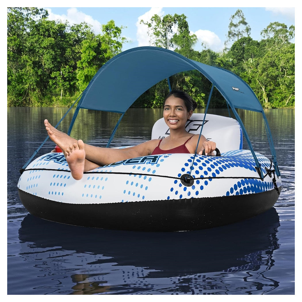 Trade Shop - Poltrona Rapid Rider Canopy Fondo In Rete Con Parasole Portabicchiere Maniglie 43725 -