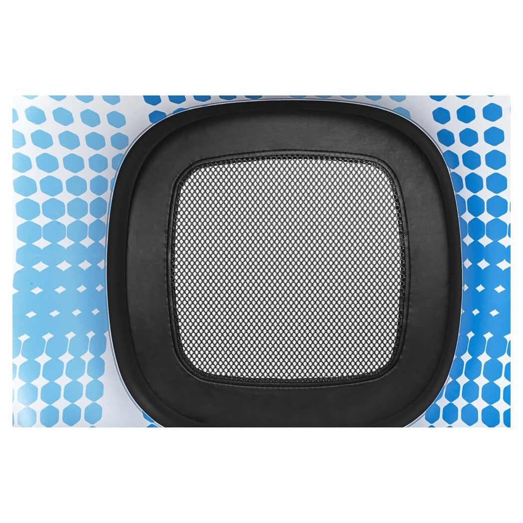 Trade Shop - Poltrona Rapid Rider Canopy Fondo In Rete Con Parasole Portabicchiere Maniglie 43725 -