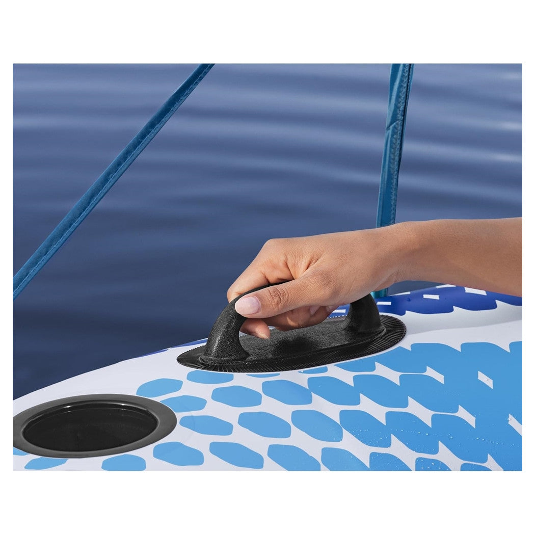 Trade Shop - Poltrona Rapid Rider Canopy Fondo In Rete Con Parasole Portabicchiere Maniglie 43725 -