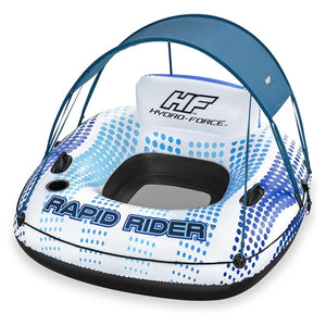 Trade Shop - Poltrona Rapid Rider Canopy Fondo In Rete Con Parasole Portabicchiere Maniglie 43725 -