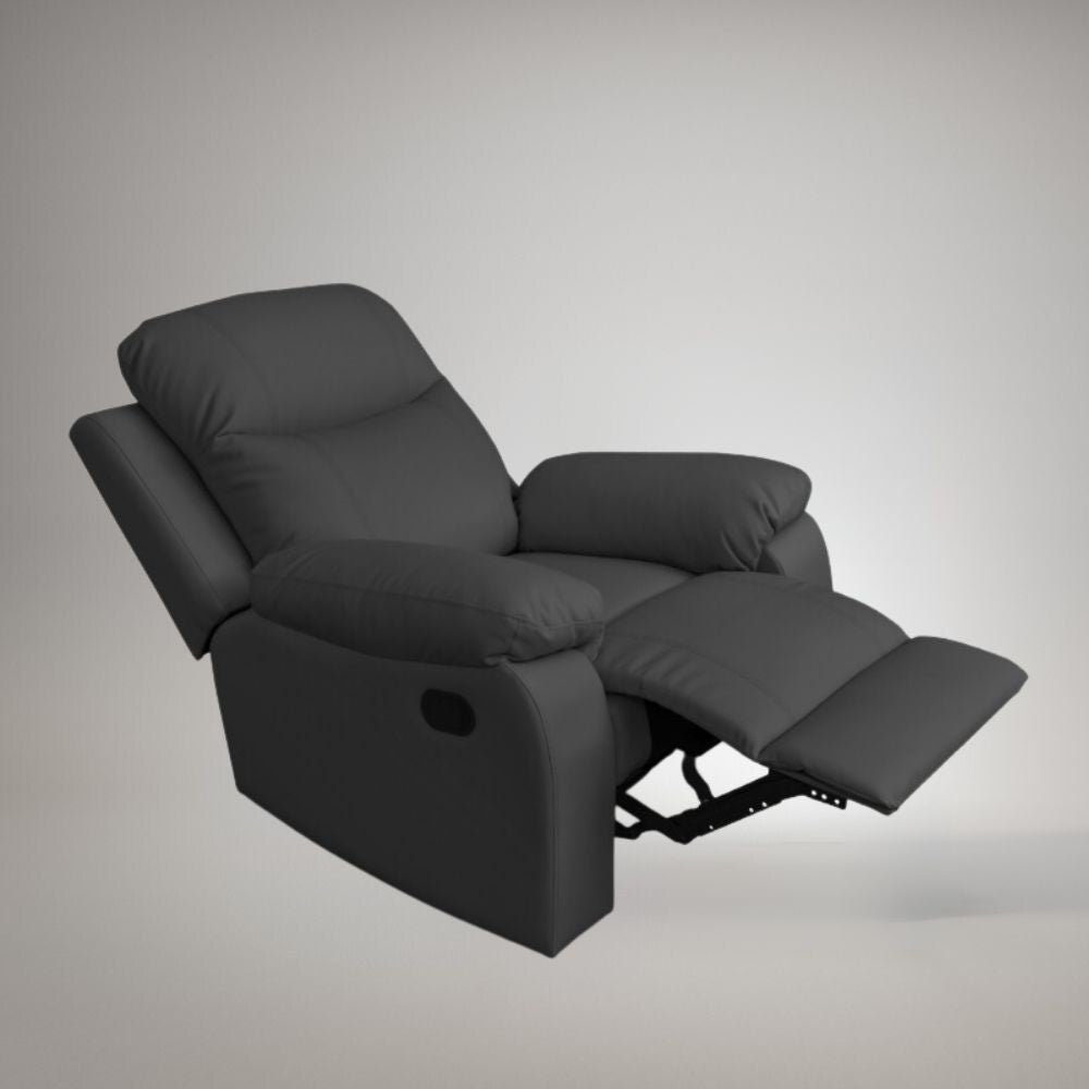Poltrona reclinabile Chicago Cayenne20 colore grigio grafite