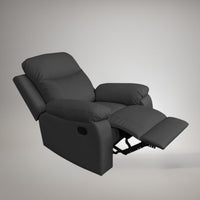 Poltrona reclinabile Chicago Cayenne20 colore grigio grafite