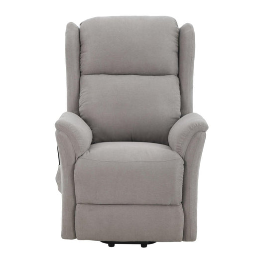Poltrona Relax 2 Motori Thelma In Tessuto Grigio Medio
