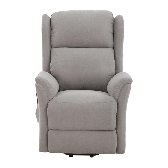 Poltrona Relax 2 Motori Thelma In Tessuto Grigio Medio