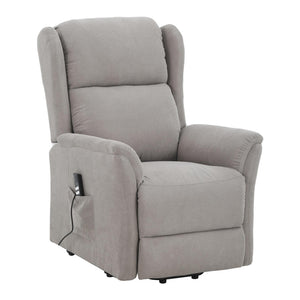 Poltrona Relax 2 Motori Thelma In Tessuto Grigio Medio