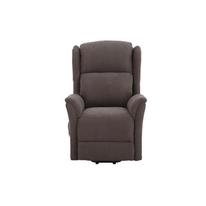 Poltrona Relax 2 Motori Thelma In Tessuto Marrone
