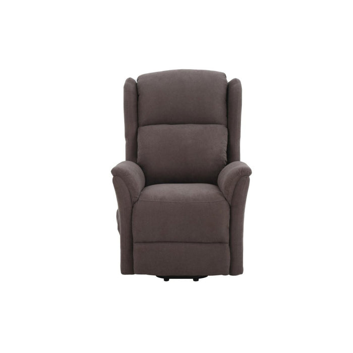 Poltrona Relax 2 Motori Thelma In Tessuto Marrone