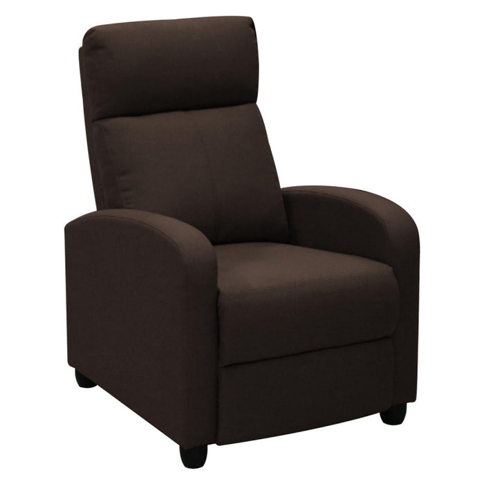 Poltrona Relax Desa Tessuto Marrone Scuro 87x69x100