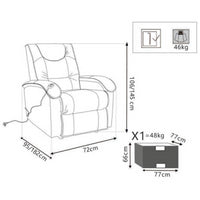 POLTRONA RELAX ELETTRICA MASSAGGIANTE