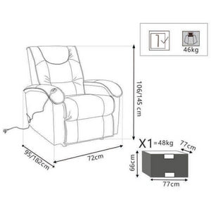 POLTRONA RELAX ELETTRICA MASSAGGIANTE