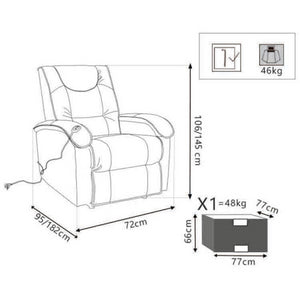 POLTRONA RELAX ELETTRICA MASSAGGIANTE