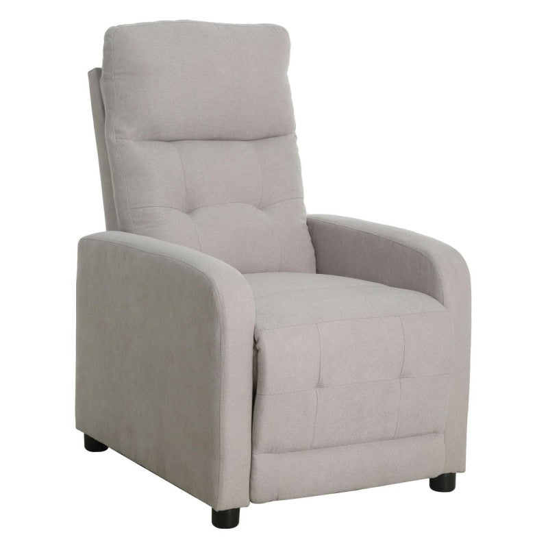 Poltrona Relax Emily In Tessuto Poliestere Colore Sabbia