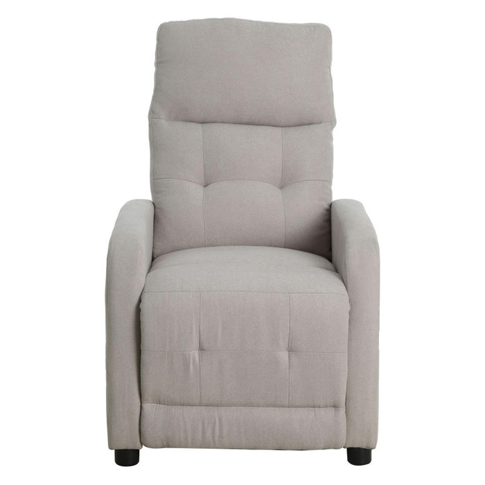 Poltrona Relax Emily In Tessuto Poliestere Colore Sabbia