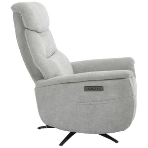 Poltrona Relax Jacquelin In Tessuto Sabbia Gambe Nere