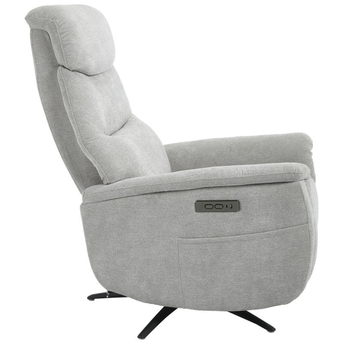 Poltrona Relax Jacquelin In Tessuto Sabbia Gambe Nere