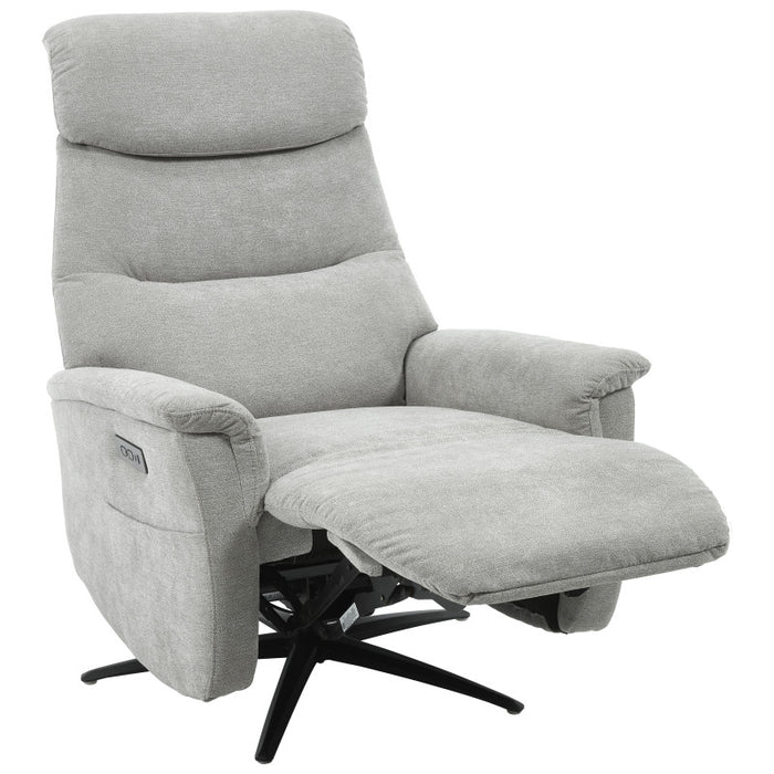 Poltrona Relax Jacquelin In Tessuto Sabbia Gambe Nere