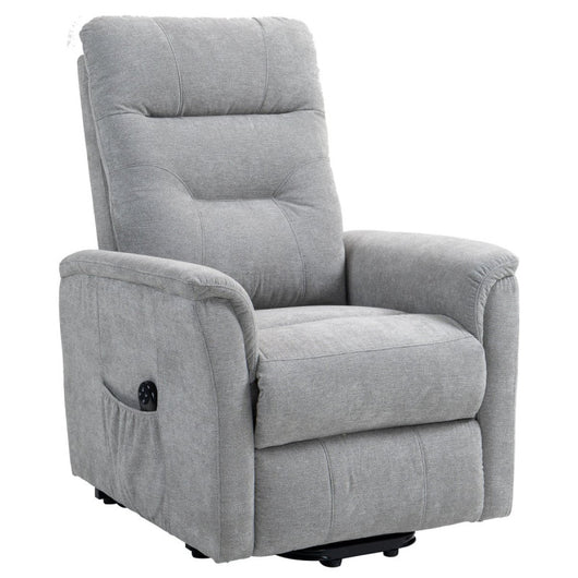 Poltrona Relax Katia 2 Motori In Tessuto Beige