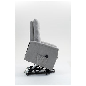 Poltrona Relax Katia 2 Motori In Tessuto Beige