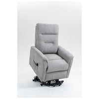 Poltrona Relax Katia 2 Motori In Tessuto Beige