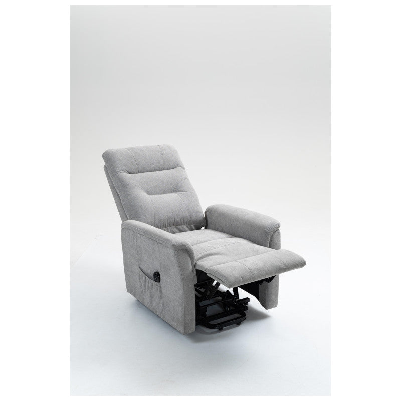 Poltrona Relax Katia 2 Motori In Tessuto Beige