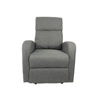 Poltrona relax manuale Giada tessuto colore grigio
