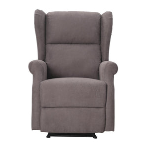 Poltrona Relax Maribel In Poliestere Marrone Reclinabile Manualmente
