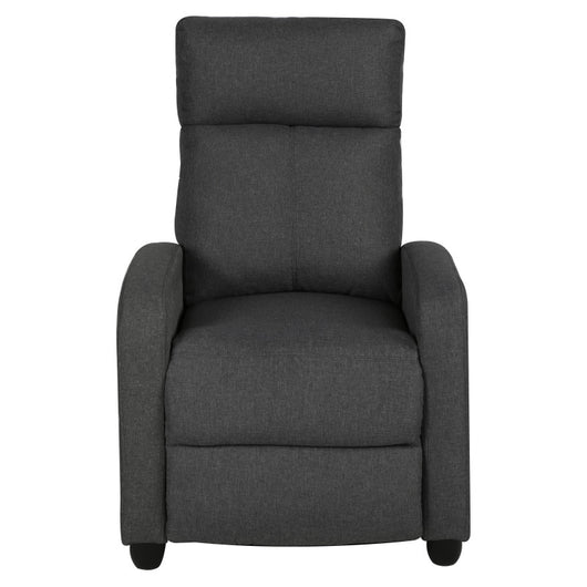 Poltrona Relax Tessuto Grigio Scuro 87x69x100 Desa