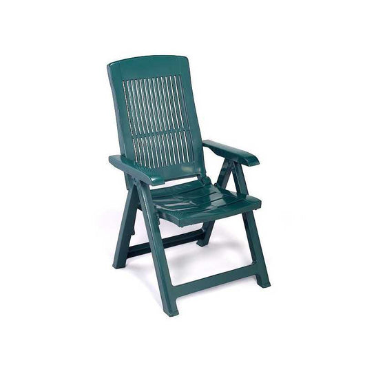 Poltrona Resina Pieghevole Tampa Verde Progarden