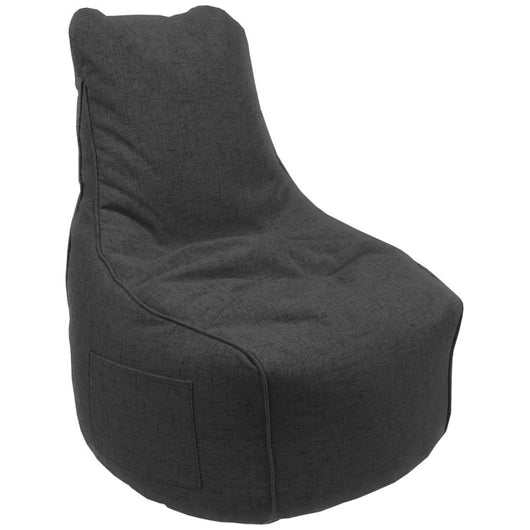 Poltrona Sacco In Tessuto Grigio Scuro Milly 65*65*95cm