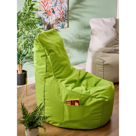 Poltrona Sacco Layla In Nylon+pvc Verde Acido 65*65*95cm