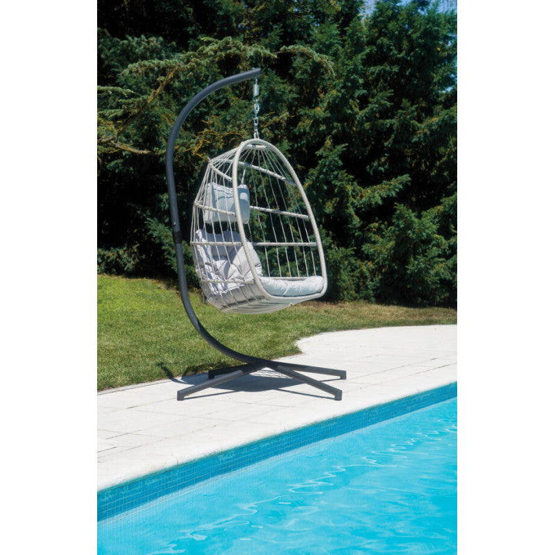 Poltrona Sospesa Antracite Moia