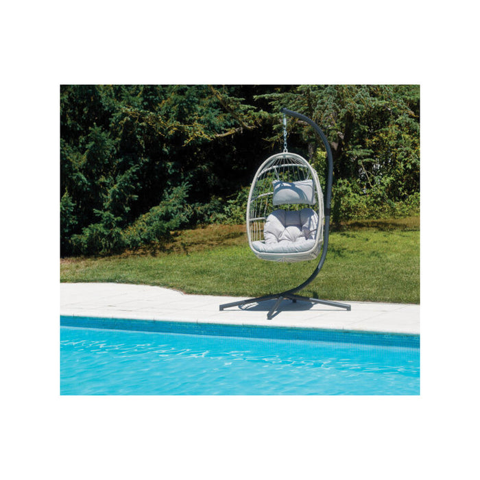 Poltrona Sospesa Antracite Moia