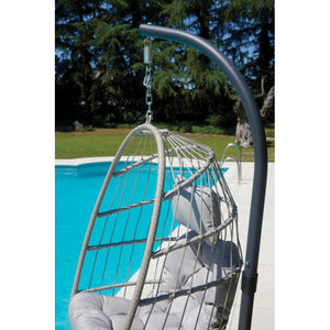 Poltrona Sospesa Antracite Moia