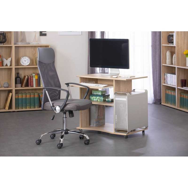 Poltrona ufficio Inter Link con ruote regolabile in altezza grigio