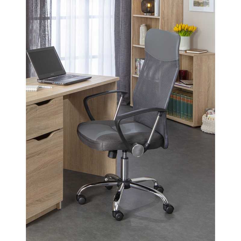 Poltrona ufficio Inter Link con ruote regolabile in altezza grigio