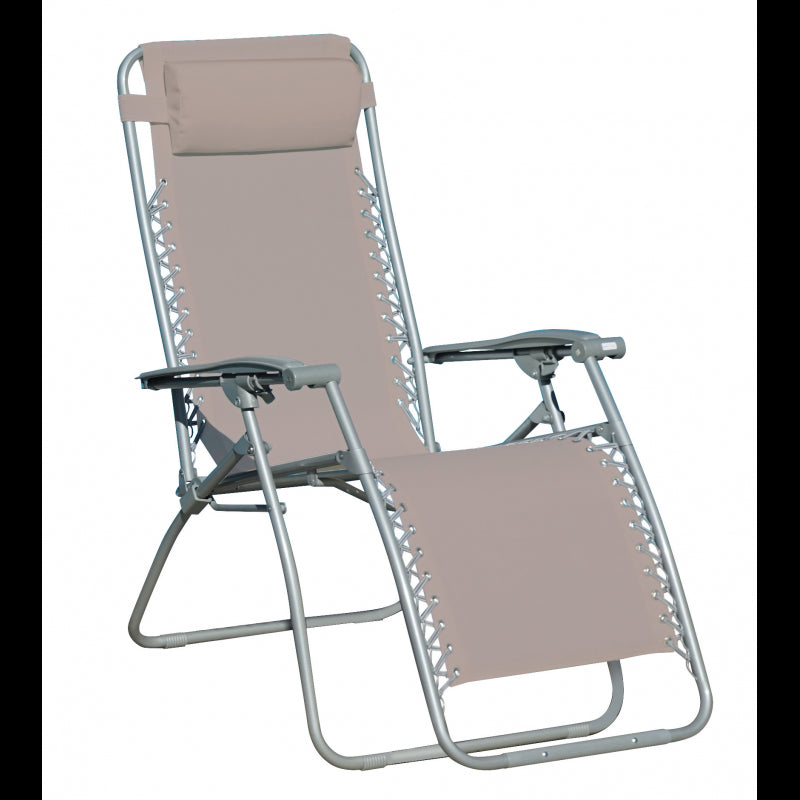 Set Di 2 Poltrone Versilia Ferro Grigio/Text Tortora Moia