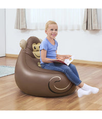 Poltroncina Poltrona Gonfiabile Design Animali Panda Scimmia Volpe 72 Cm 75116         