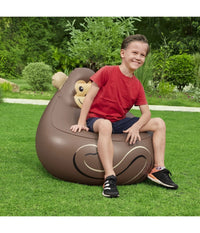 Poltroncina Poltrona Gonfiabile Design Animali Panda Scimmia Volpe 72 Cm 75116         