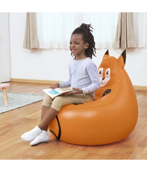 Poltroncina Poltrona Gonfiabile Design Animali Panda Scimmia Volpe 72 Cm 75116         