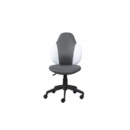 Poltroncina ragazzo Inter Link in morbido pu colorato grigio/bianca