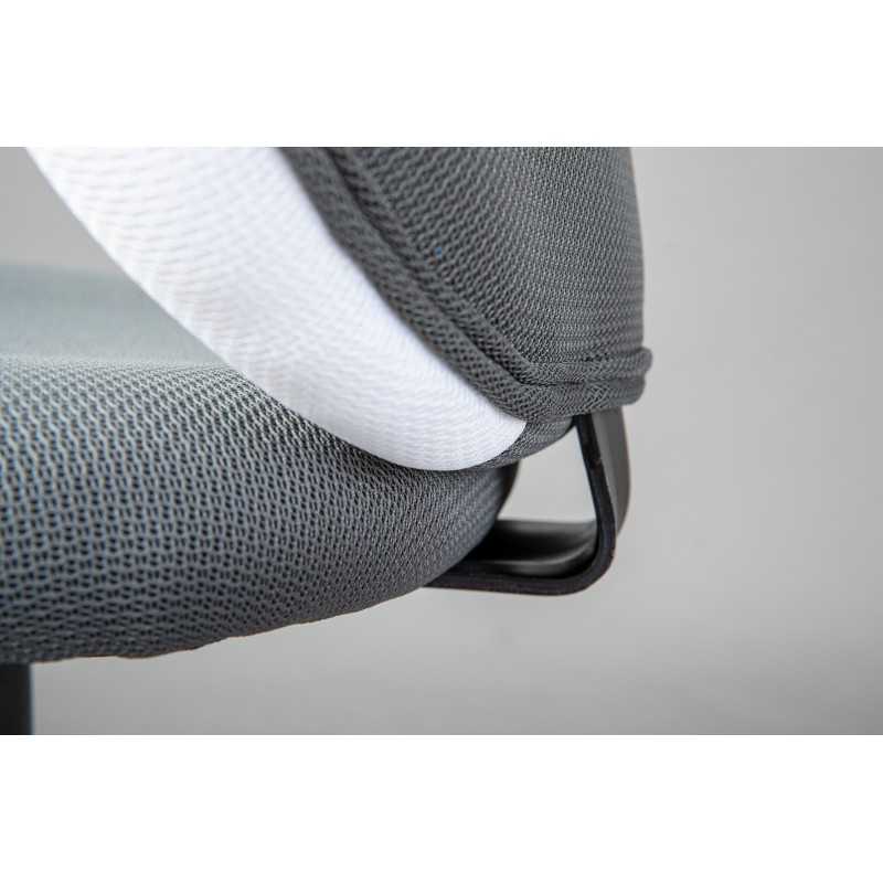 Poltroncina ragazzo Inter Link in morbido pu colorato grigio/bianca