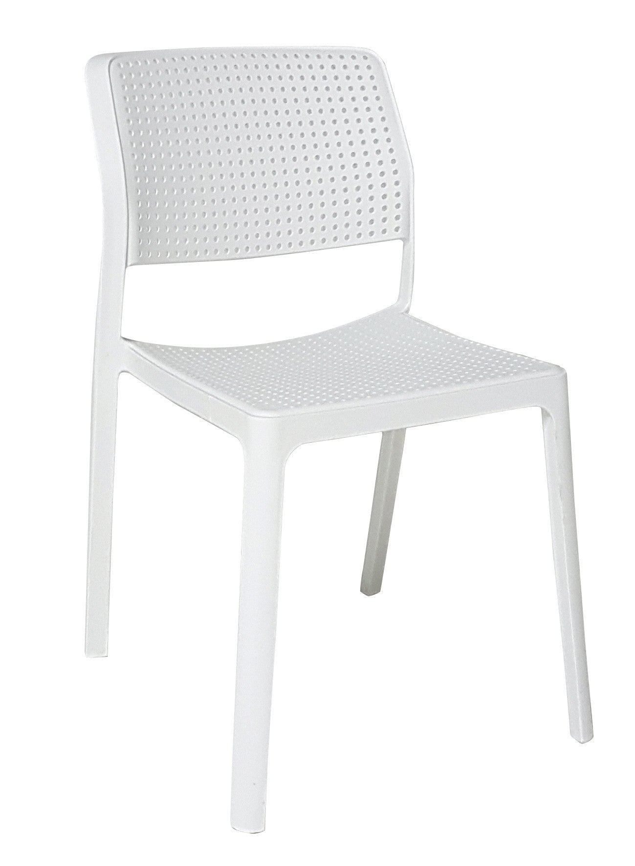 Set 2 sedie in polipropilene colore bianco