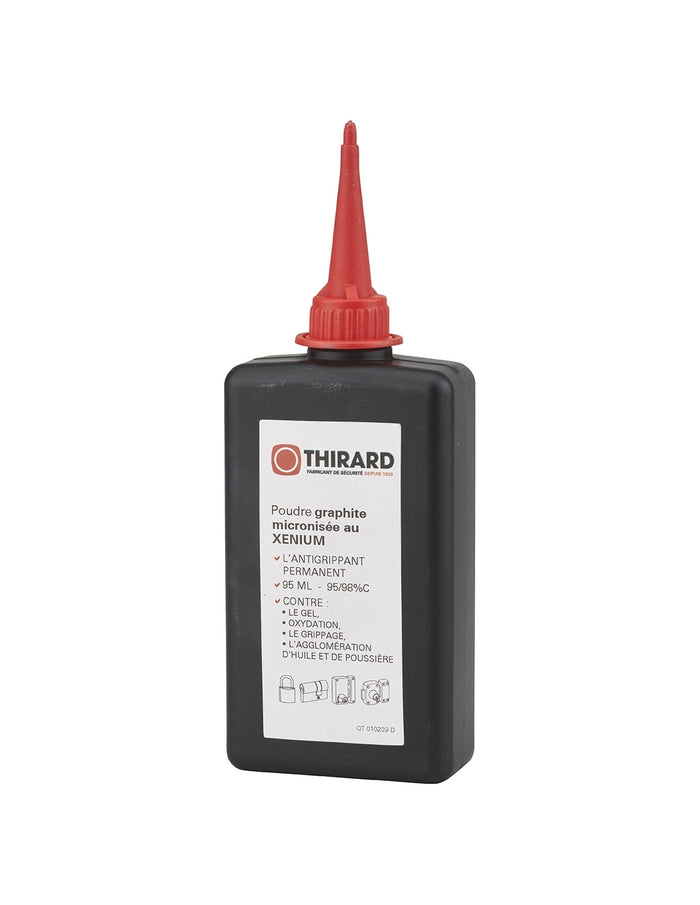 Lubrificante per cilindri e serrature - Polvere di grafite 95ml - THIRARD